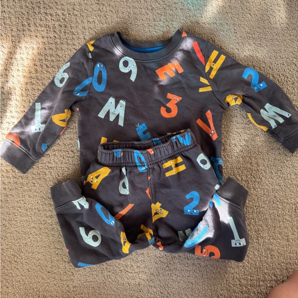 Cat & Jack Brown Baby Pajama Set